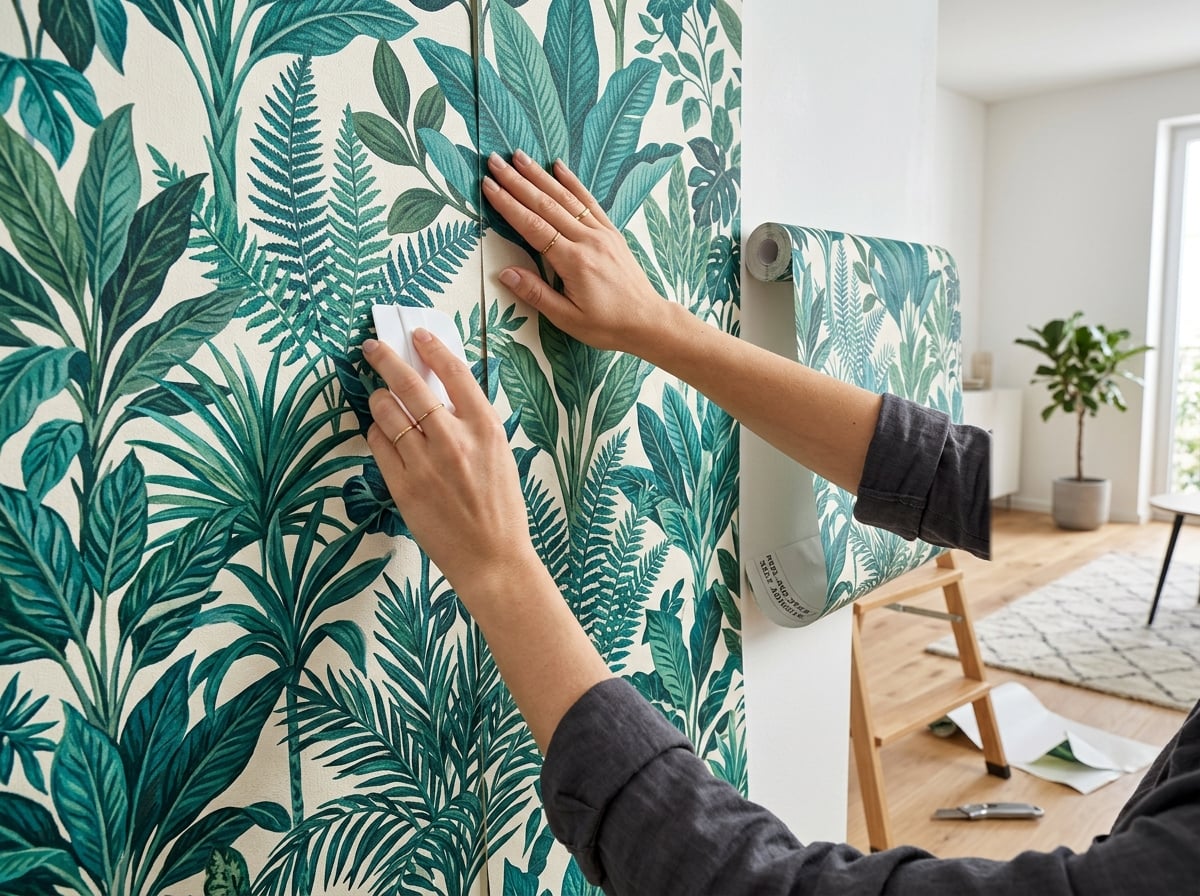 Peel-and-Stick Wallpaper for apartment renters in Los Angeles