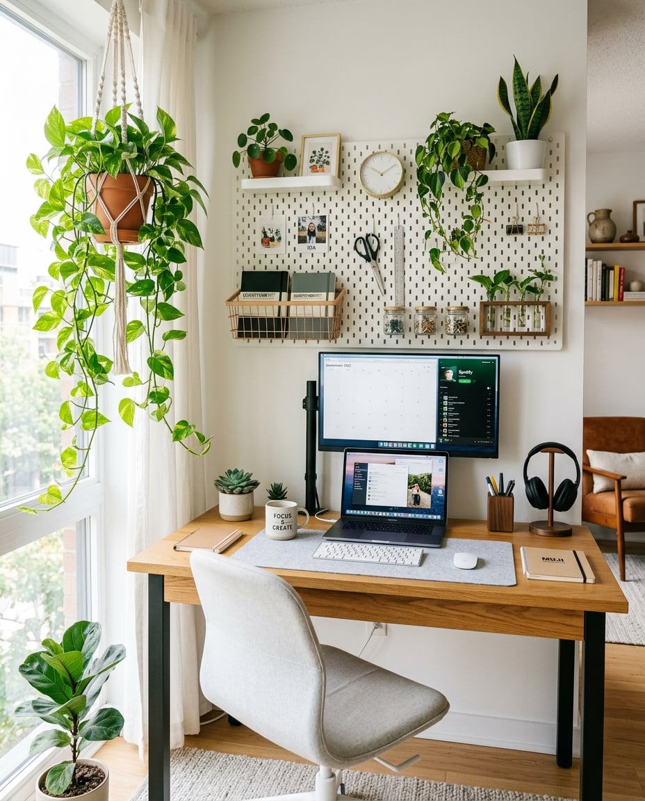 Pegboard Command Center