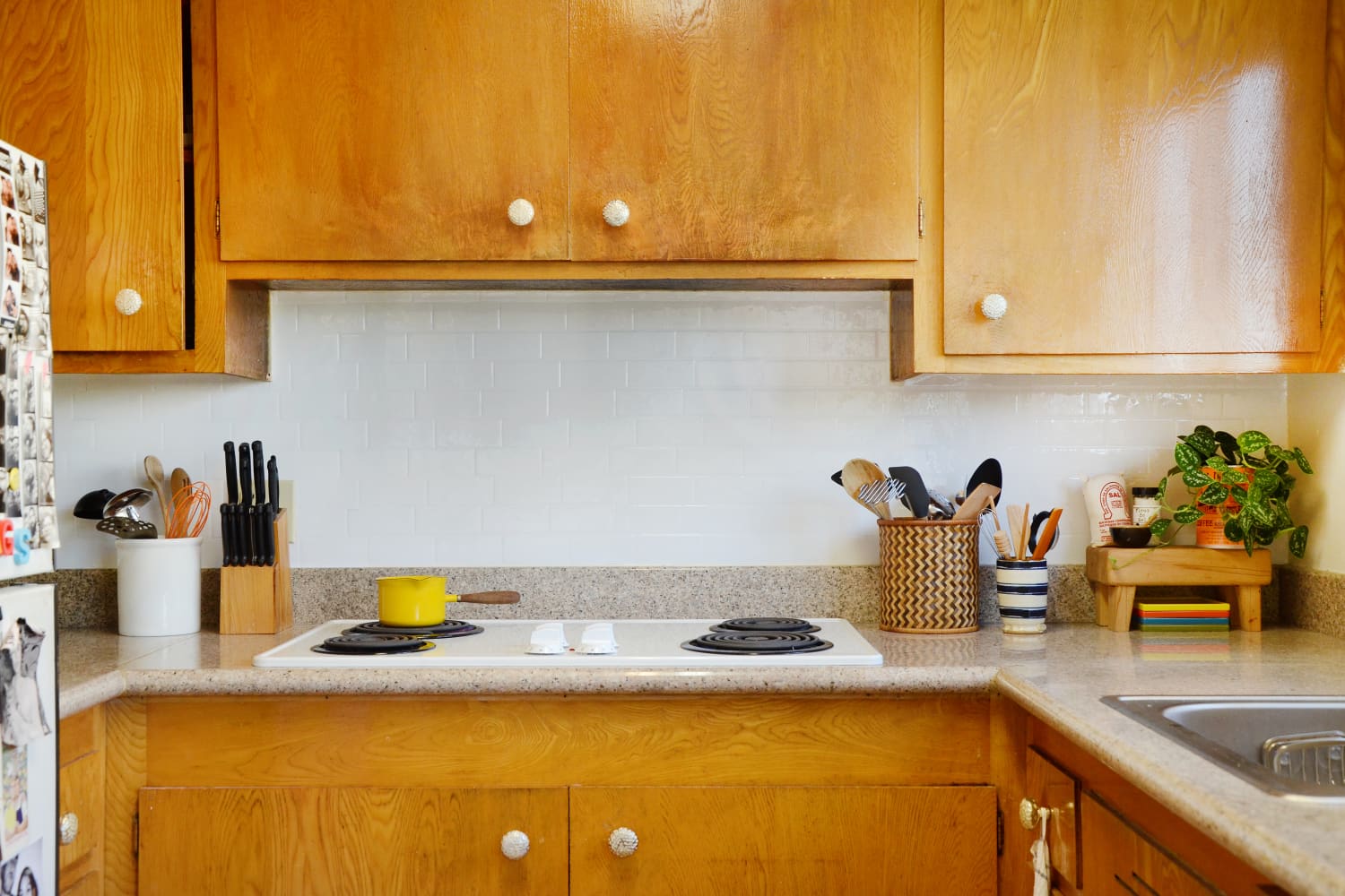 Peel-and-Stick Backsplash